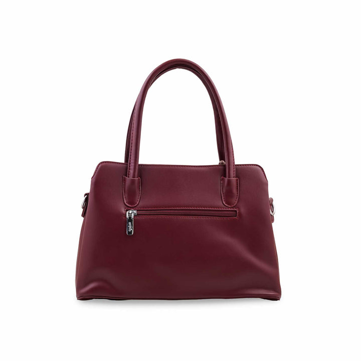 Maroon Formal Hand Bag For Women P36694