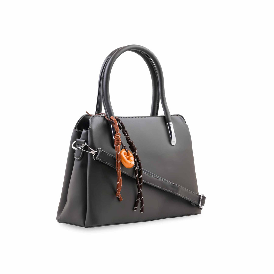 Grey Formal Hand Bag For Women P36694