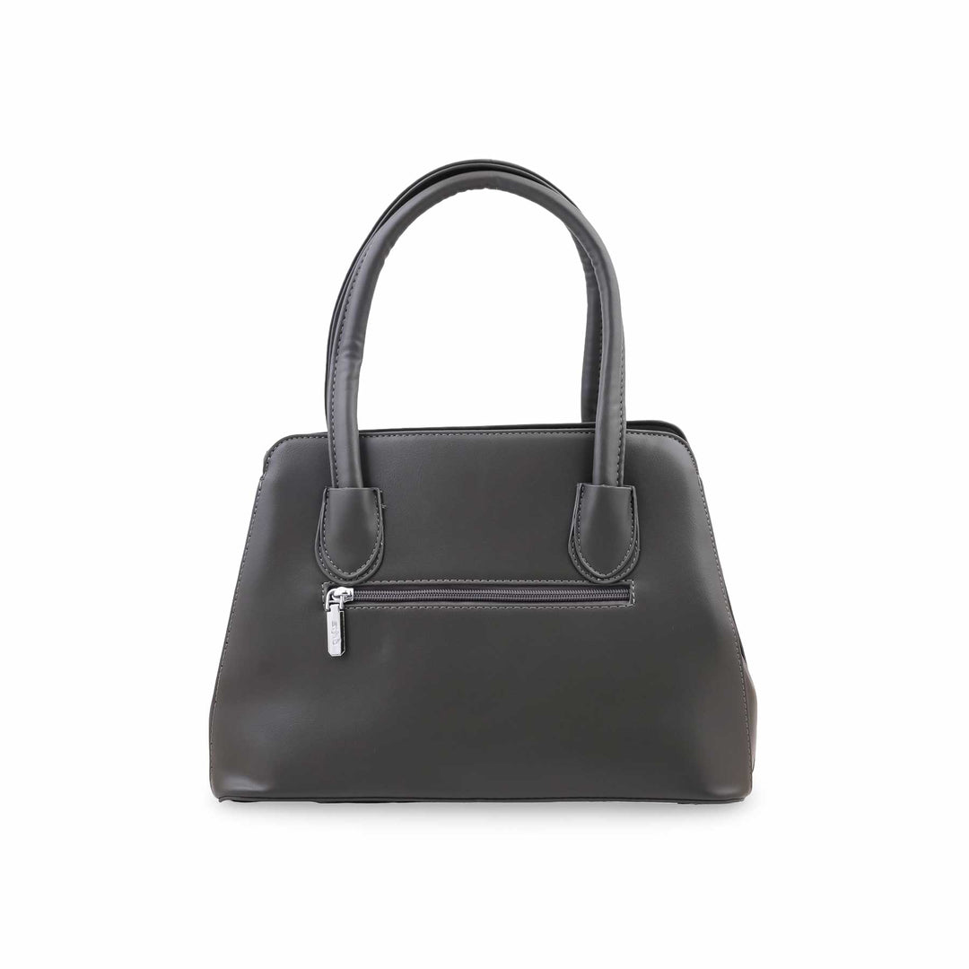 Dk Grey Formal Hand Bag For Women P36695
