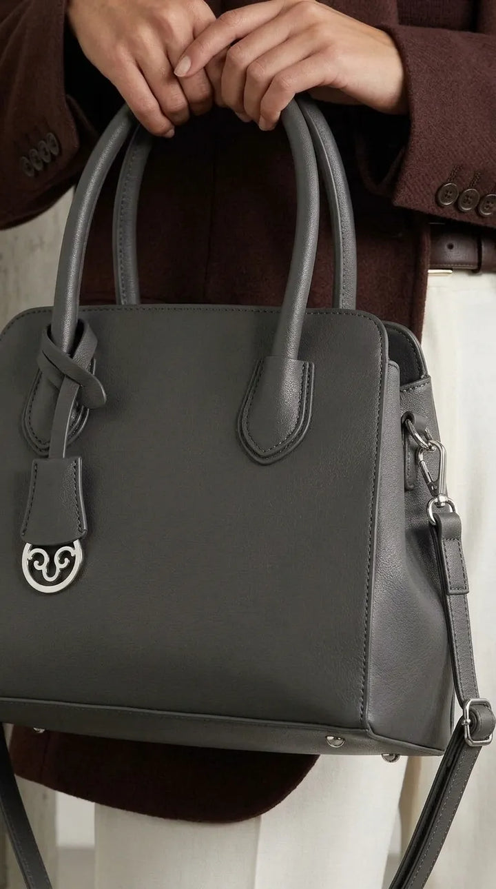 Dk Grey Formal Hand Bag For Women P36695