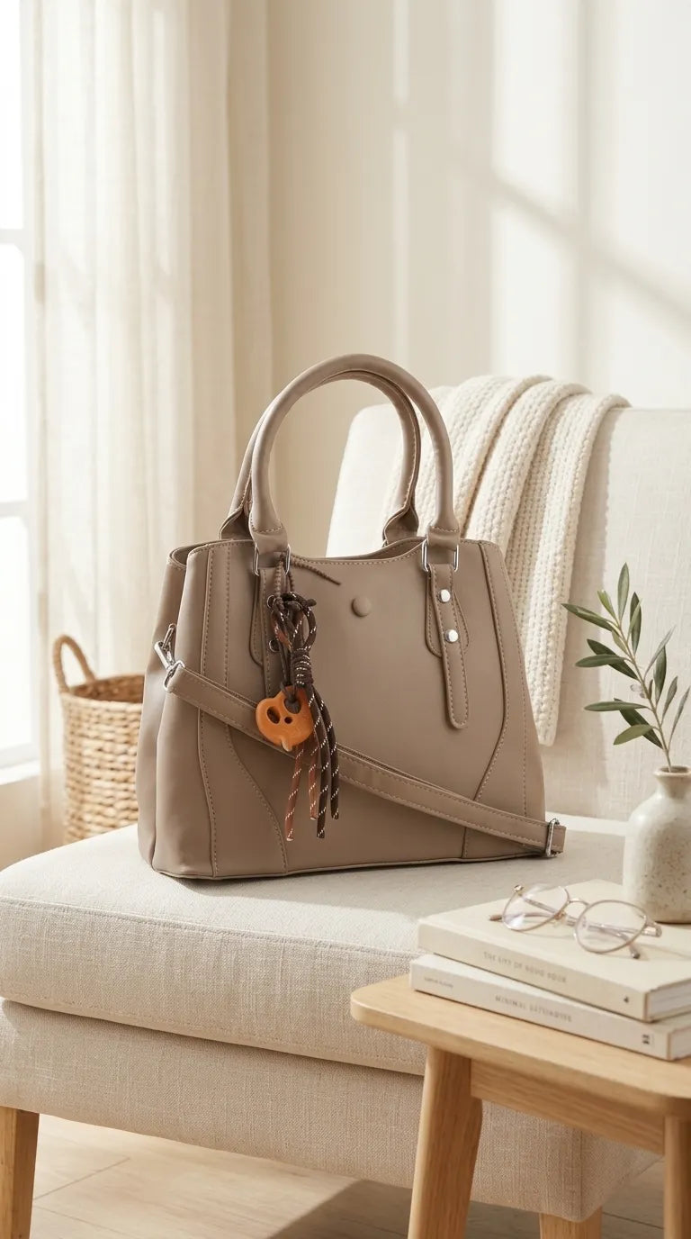 Fawn Formal Hand Bag For Women P36696