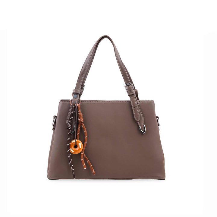 Beige Formal Hand Bag For Women P36697