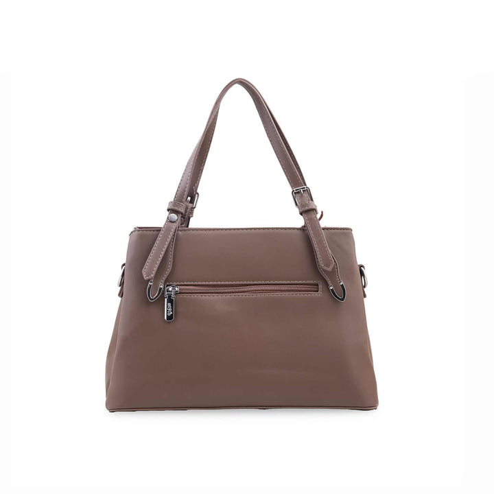 Beige Formal Hand Bag For Women P36697