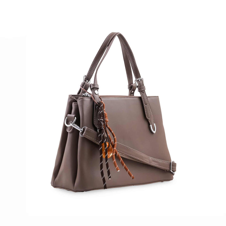Beige Formal Hand Bag For Women P36697