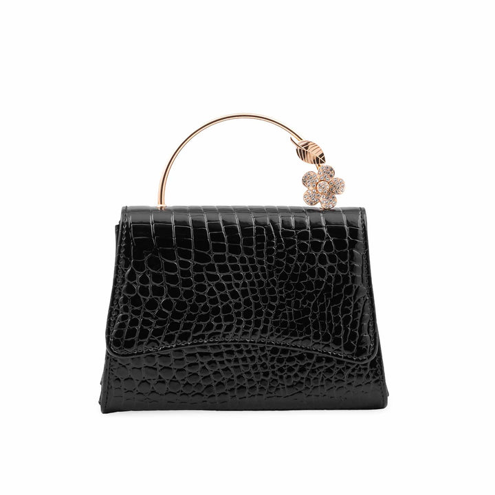 Black Formal Clutch For Ladies P36708