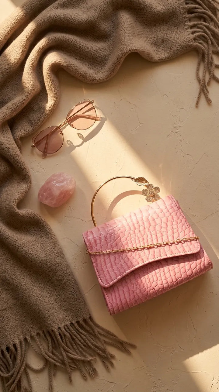 Pink Formal Clutch For Ladies P36708