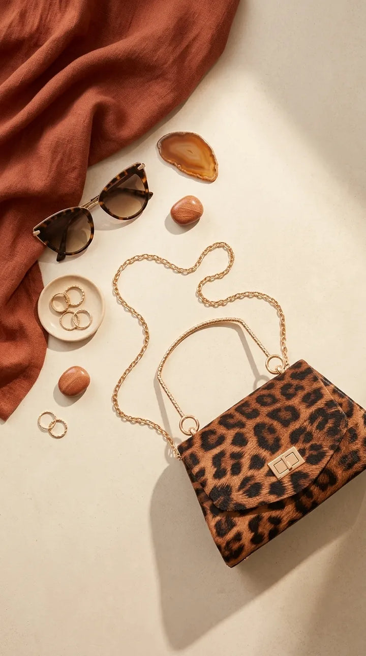 Brown Formal Clutch For Ladies P36712