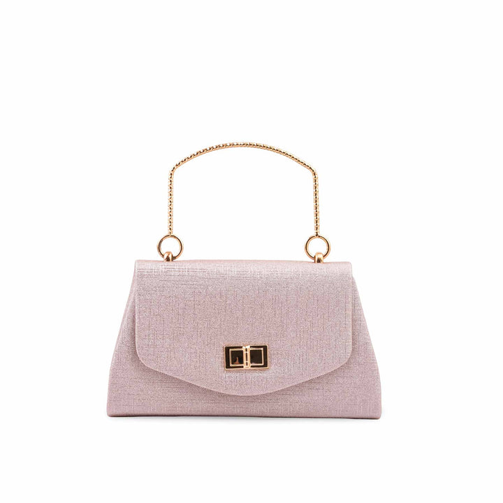 Champagne Fancy Clutch For Ladies P36710