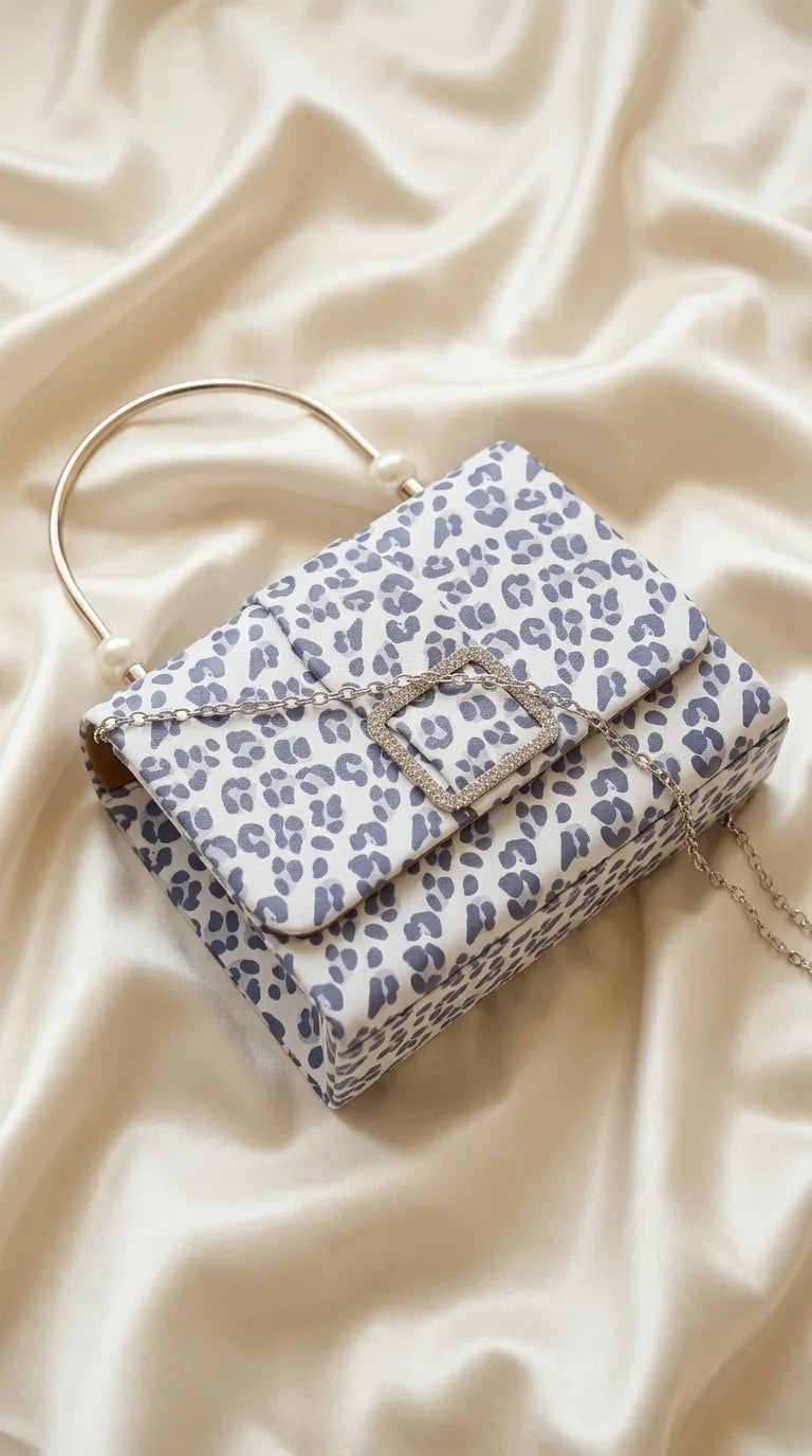 Blue Formal Clutch For Ladies P36712