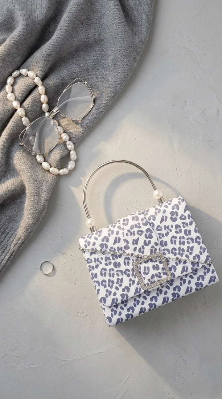 Blue Formal Clutch For Ladies P36712