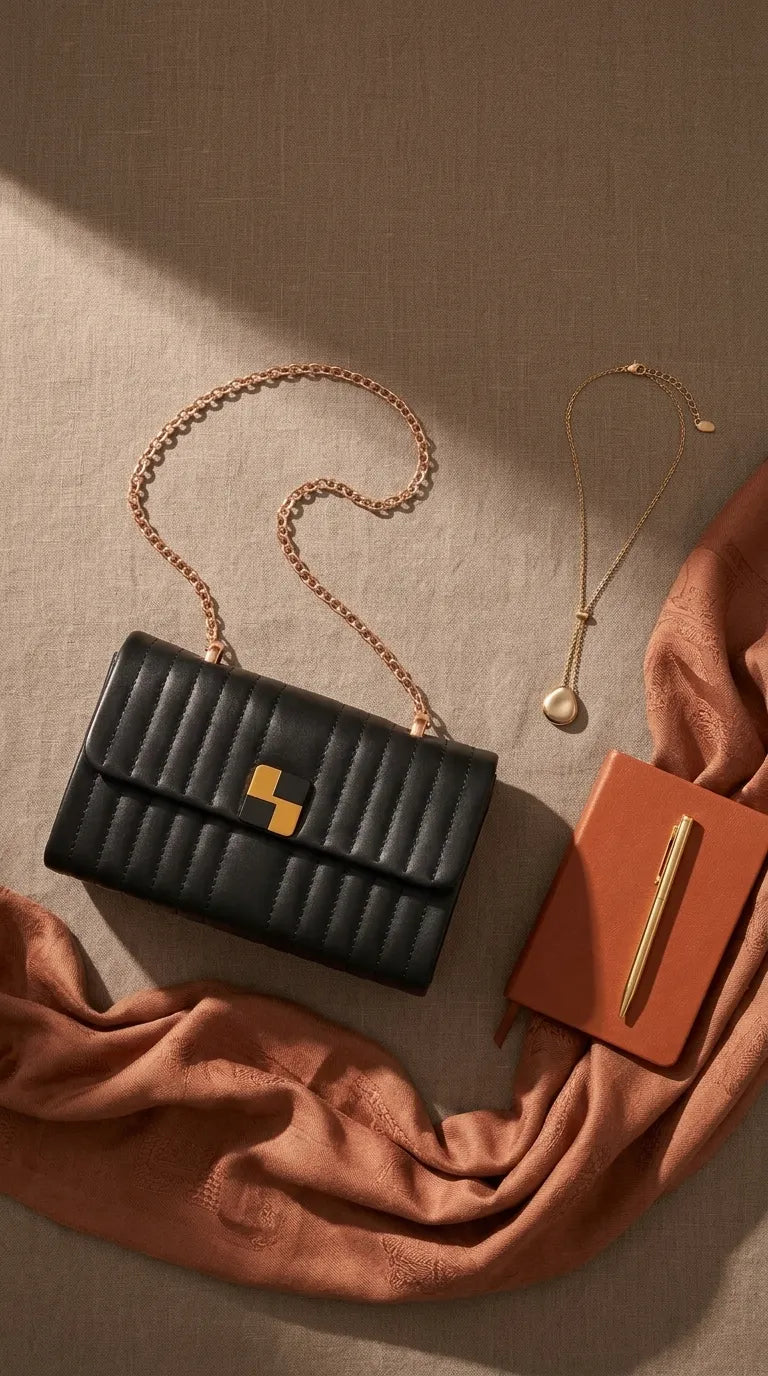 Black Formal Clutch For Ladies P36713