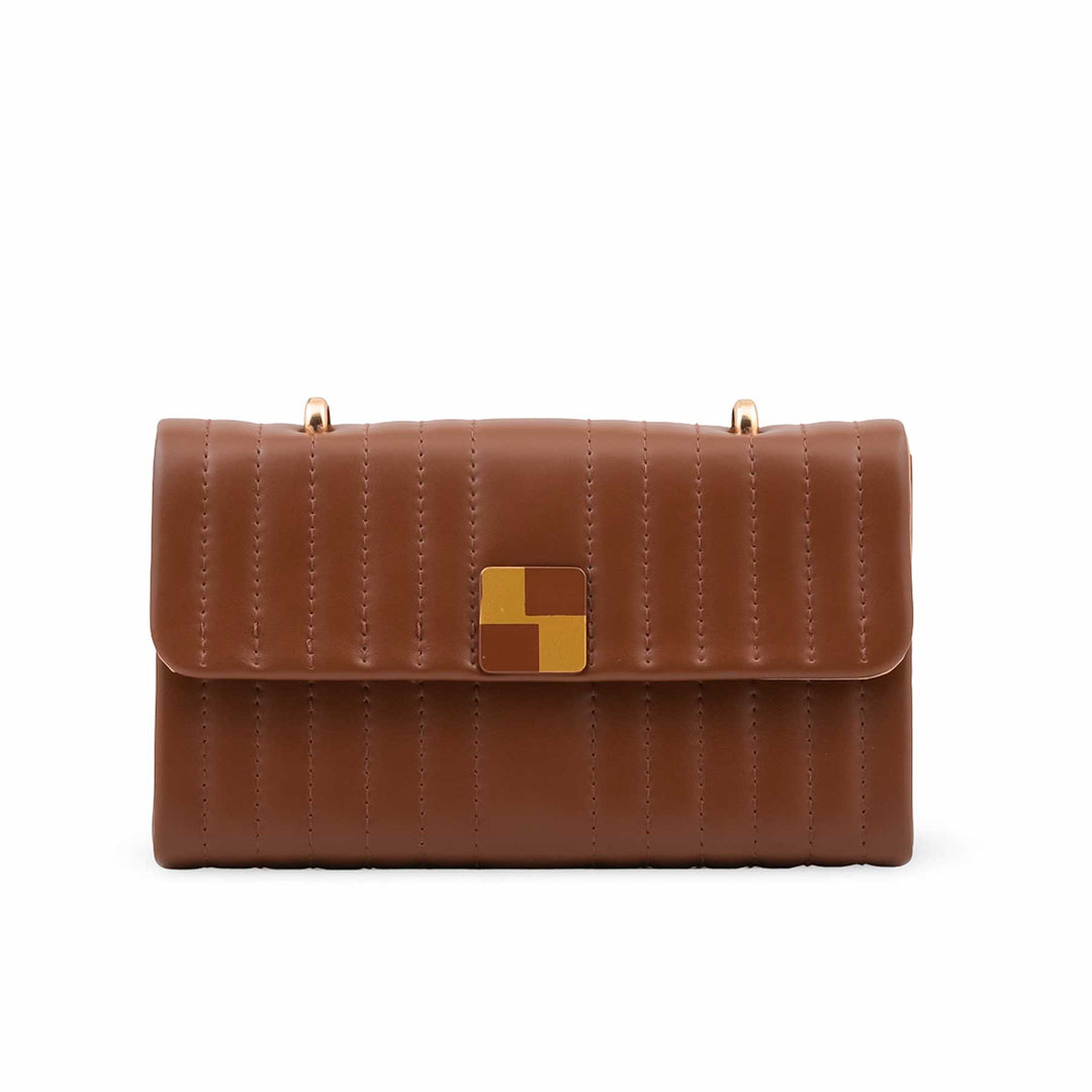 Coffee Formal Clutch For Ladies P36713
