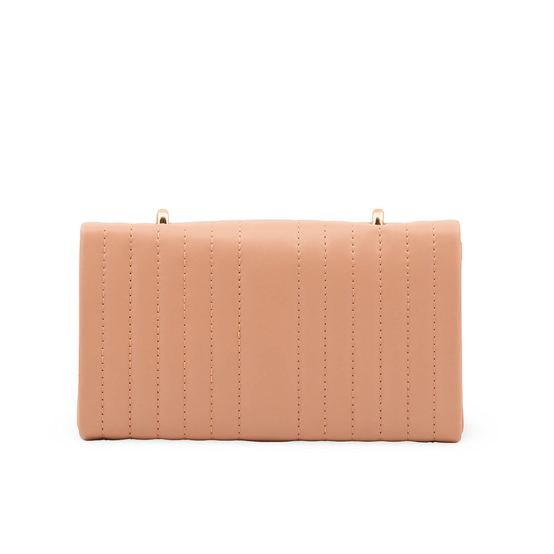 Beige Formal Clutch For Ladies P36713