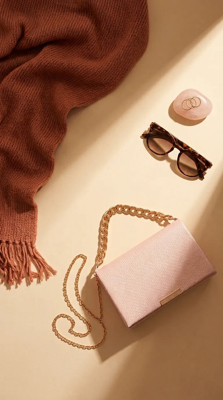 Pink Formal Clutch For Ladies P36722