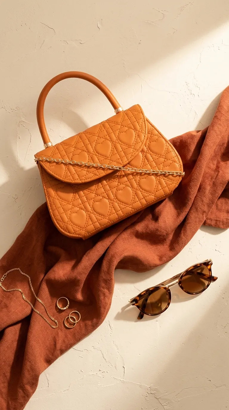Mustard Casual Pouch For Ladies P36723