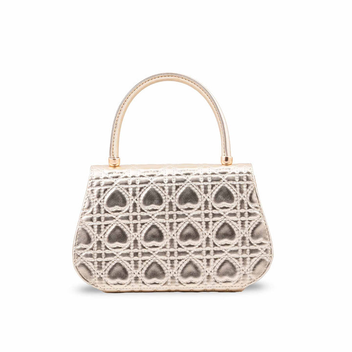 Golden Casual Pouch For Ladies P36723