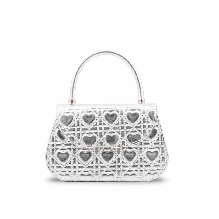 Silver Casual Pouch For Ladies P36723