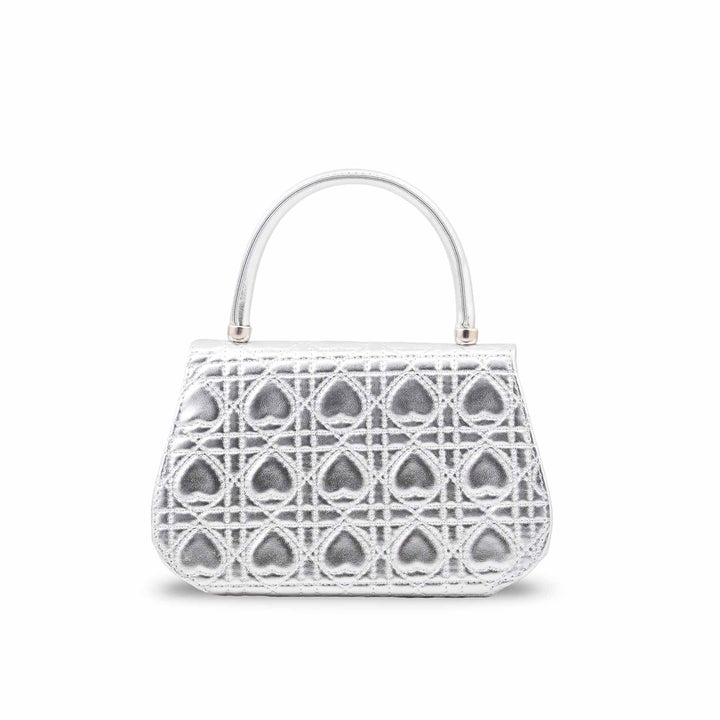 Silver Casual Pouch For Ladies P36723
