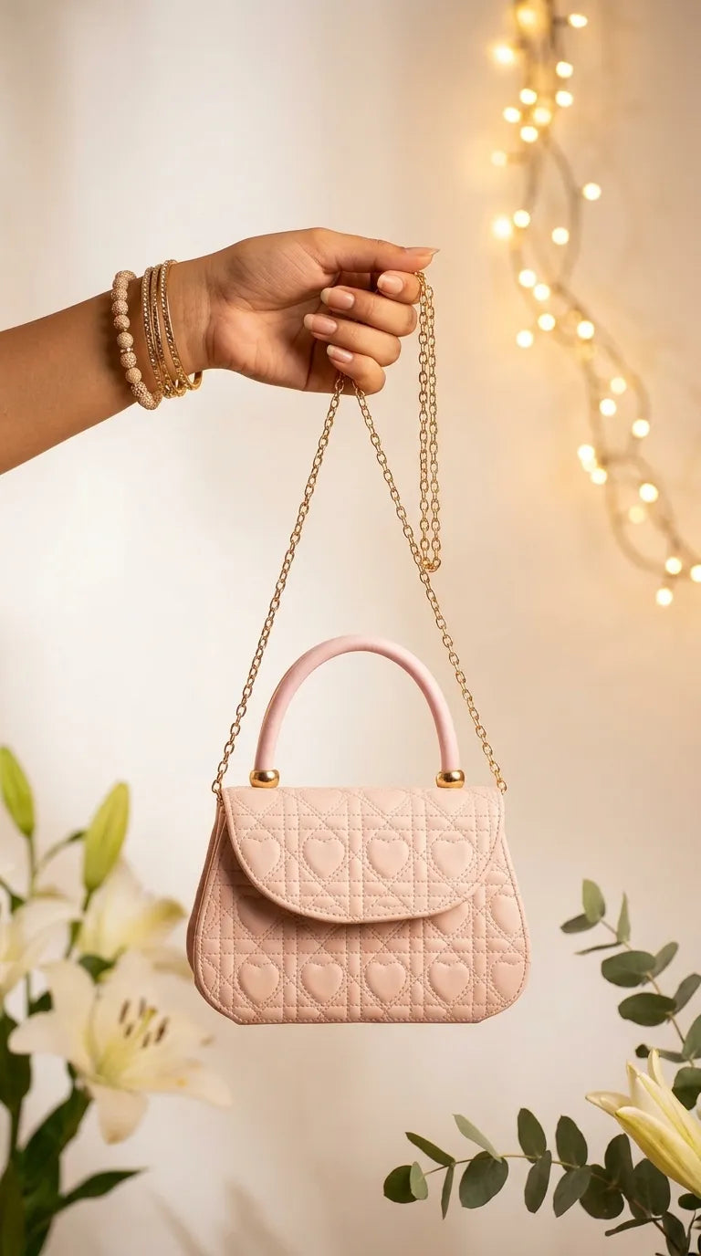 Pink Casual Pouch For Ladies P36723