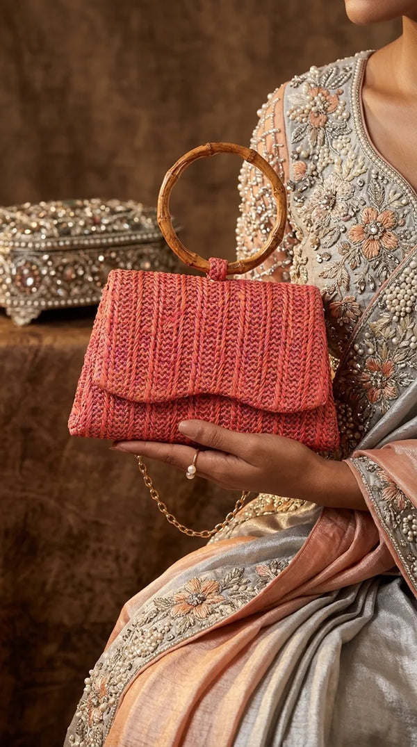 Red Formal Clutch For Ladies P36725
