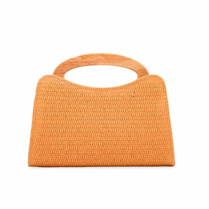Mustard Formal Clutch For Ladies P36729