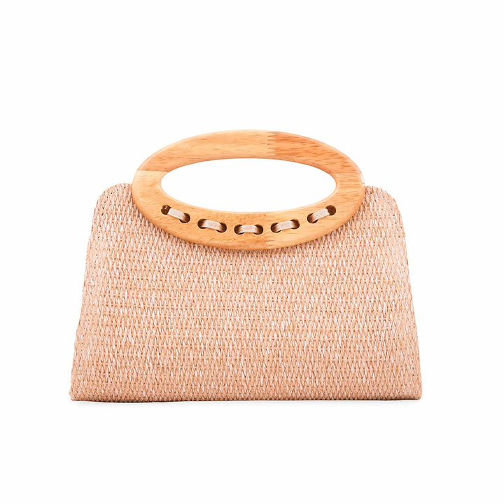 Beige Formal Clutch For Ladies P36729