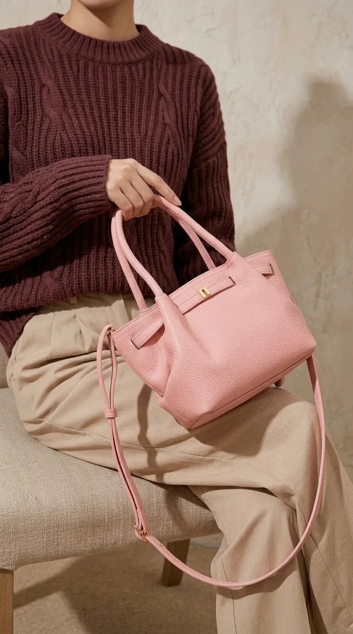 Pink Formal Shoulder Bag For Ladies P36761
