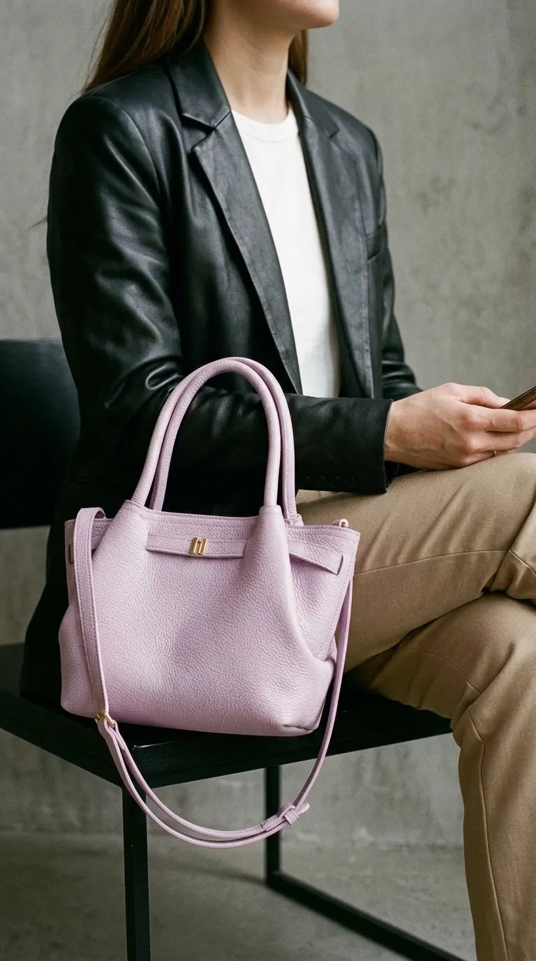 Purple Formal Shoulder Bag For Ladies P36761