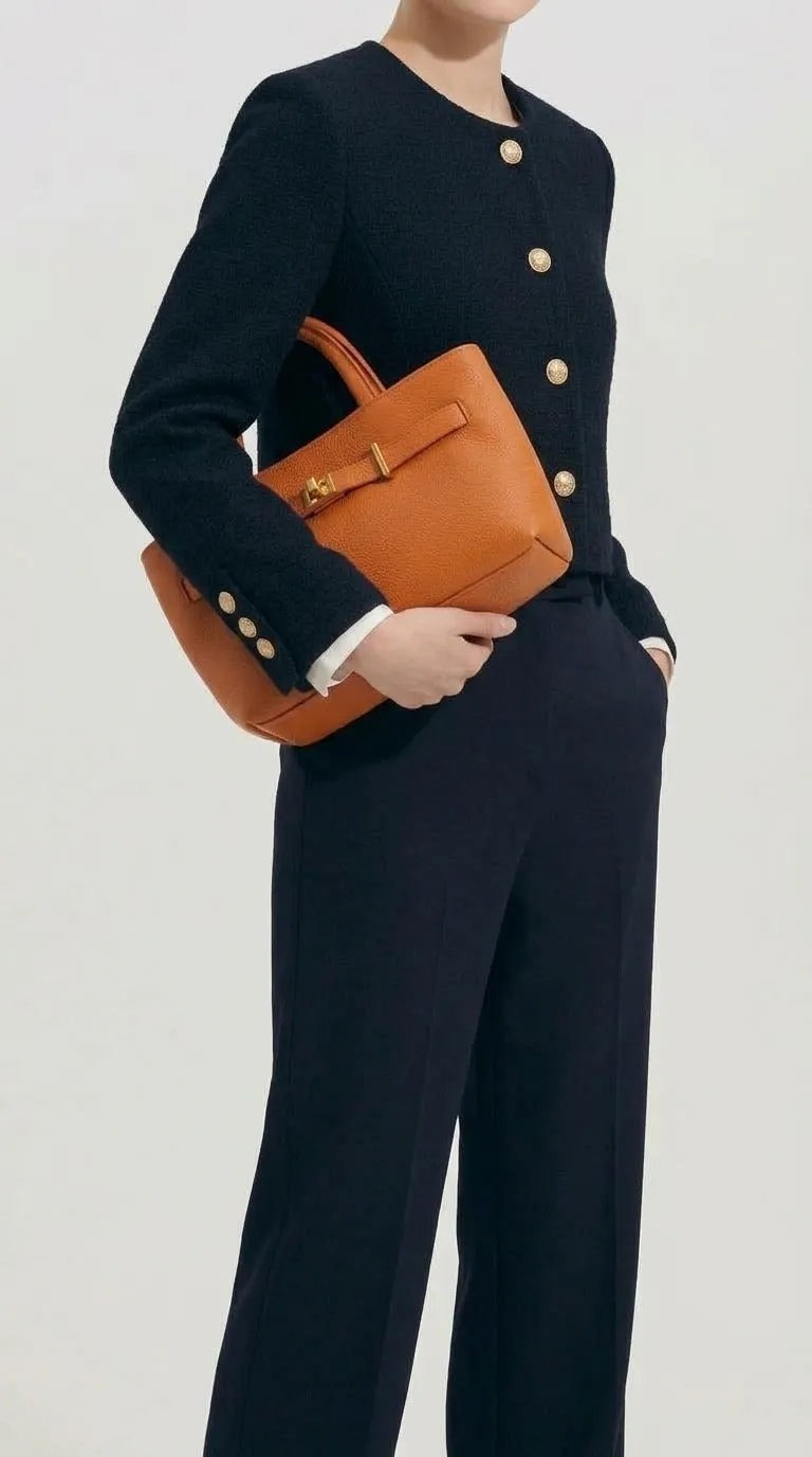 Brown Formal Hand Bag For Ladies P36762