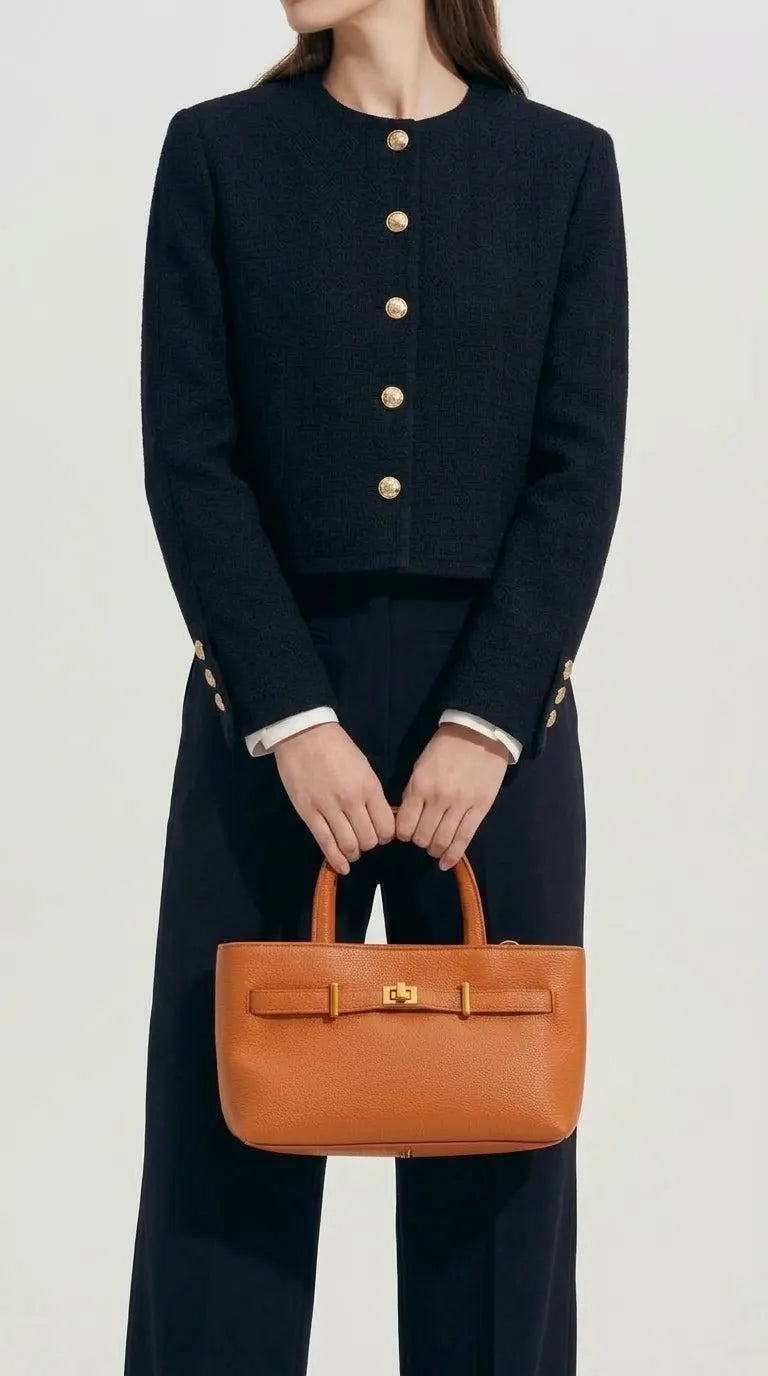 Brown Formal Hand Bag For Ladies P36762