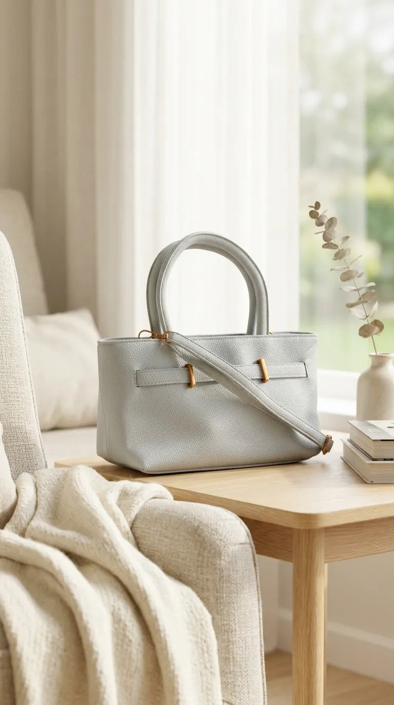 Blue Formal Hand Bag For Ladies P36762