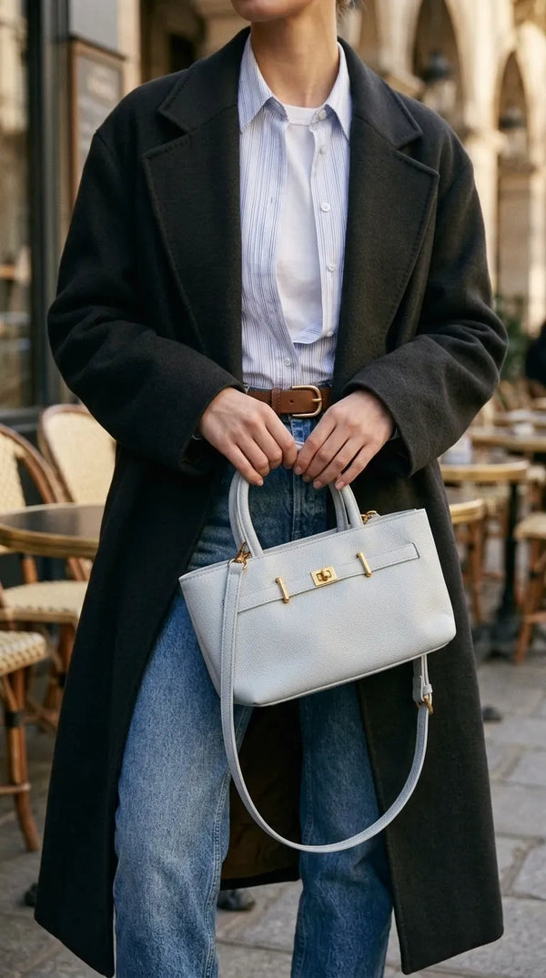 Blue Formal Hand Bag For Ladies P36762