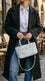Blue Formal Hand Bag For Ladies P36762