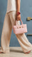 Pink Formal Hand Bag For Ladies P36762