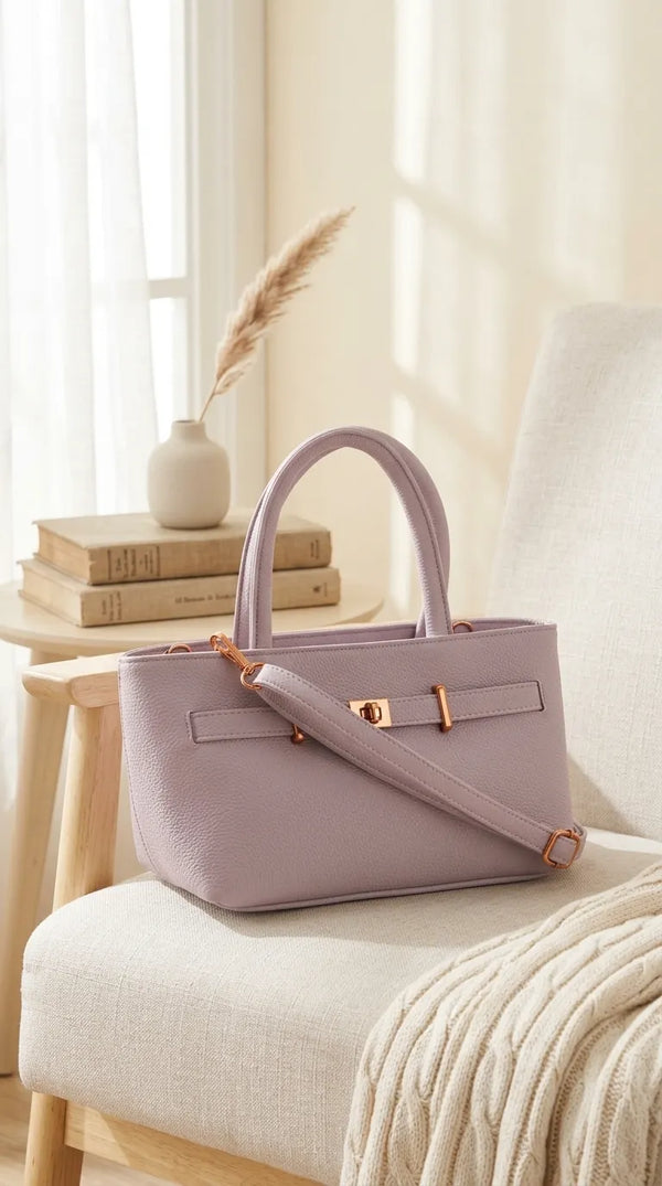 Purple Formal Hand Bag For Ladies P36762