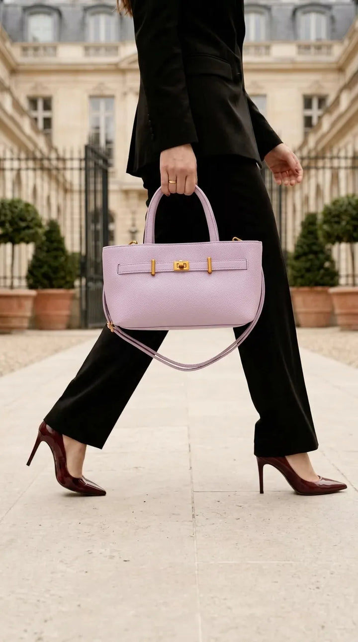 Purple Formal Hand Bag For Ladies P36762