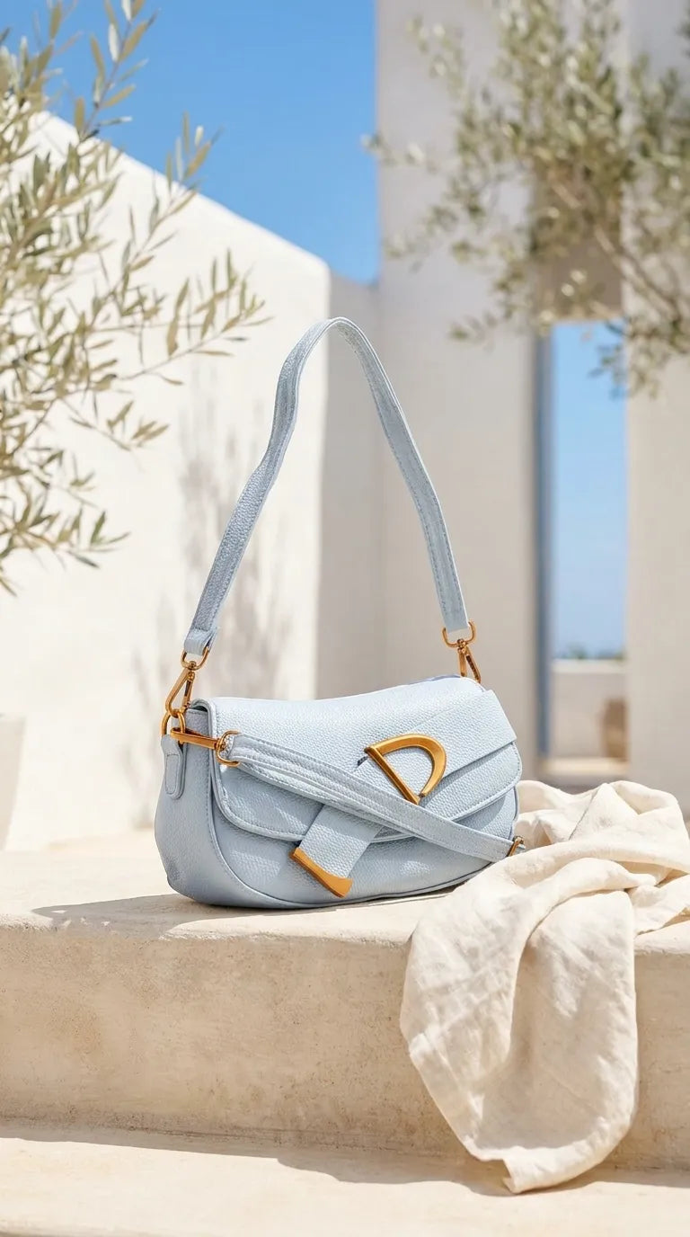 Blue Formal Shoulder Bag For Ladies P36763