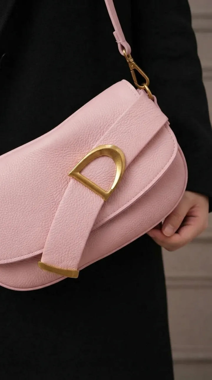 Pink Formal Shoulder Bag For Ladies P36763