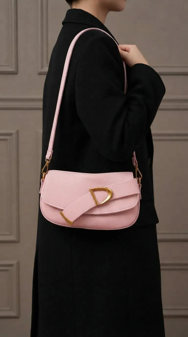Pink Formal Shoulder Bag For Ladies P36763