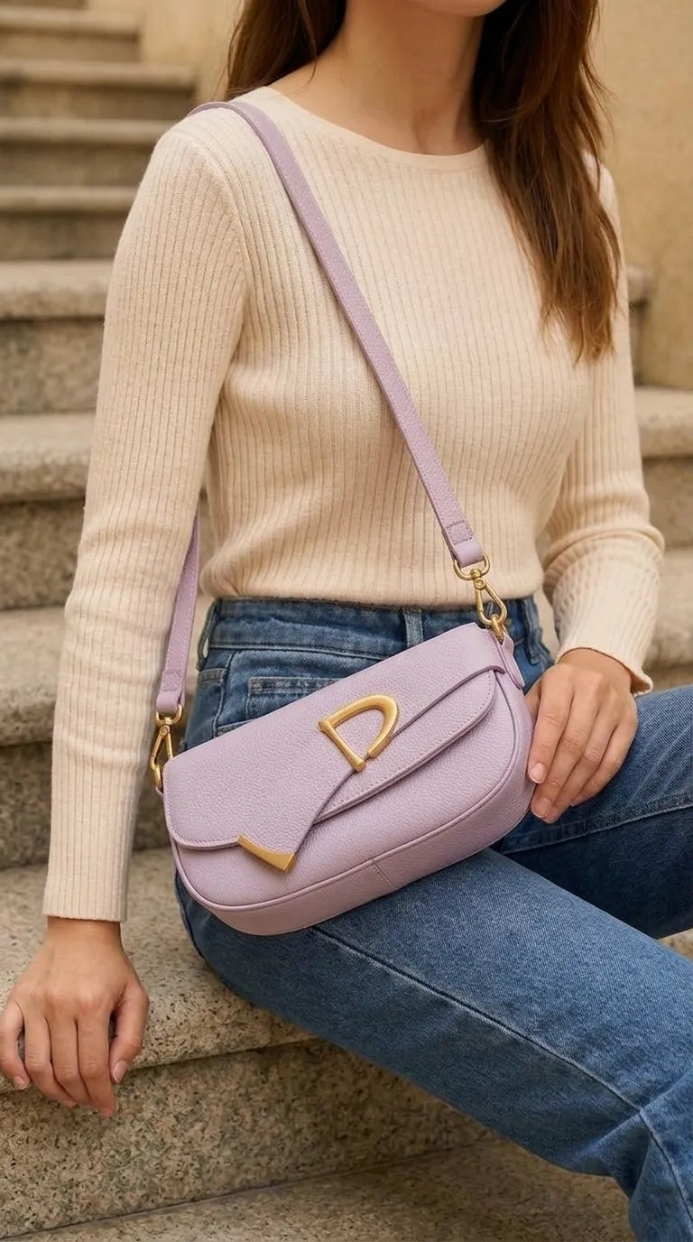 Purple Formal Shoulder Bag For Ladies P36763
