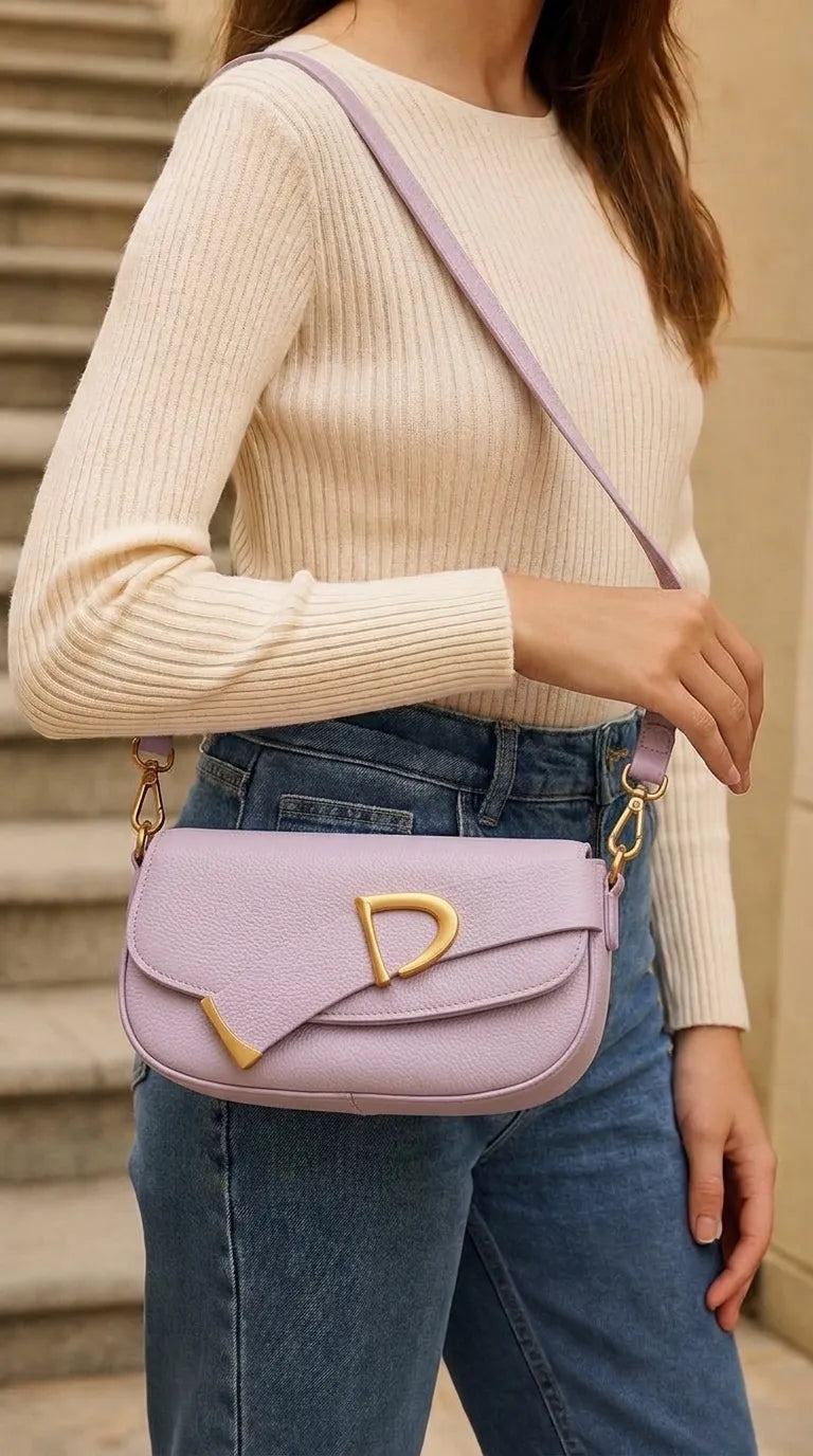 Purple Formal Shoulder Bag For Ladies P36763