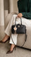 Black Formal Hand Bag For Ladies P36764