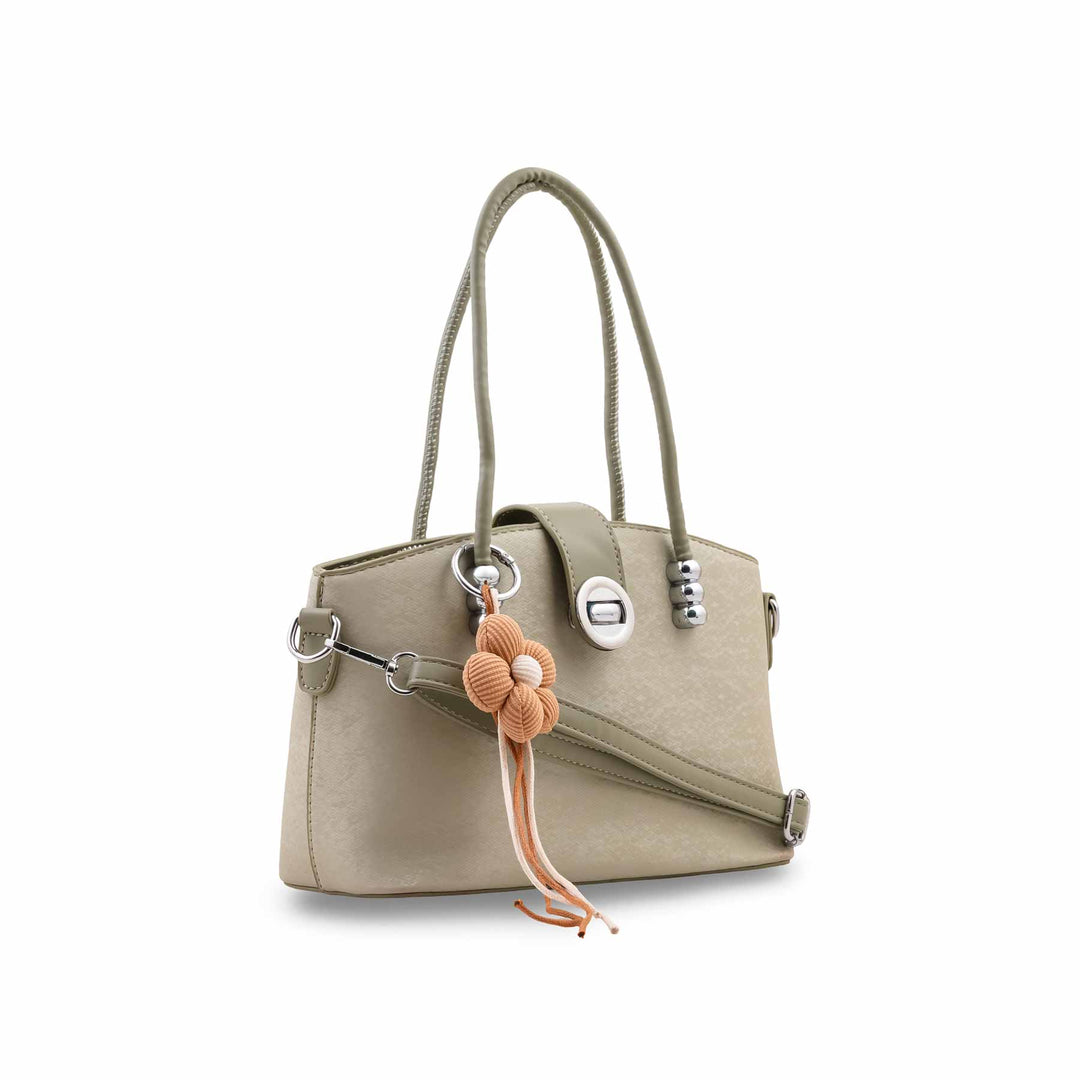 Green Formal Hand Bag For Ladies P36764
