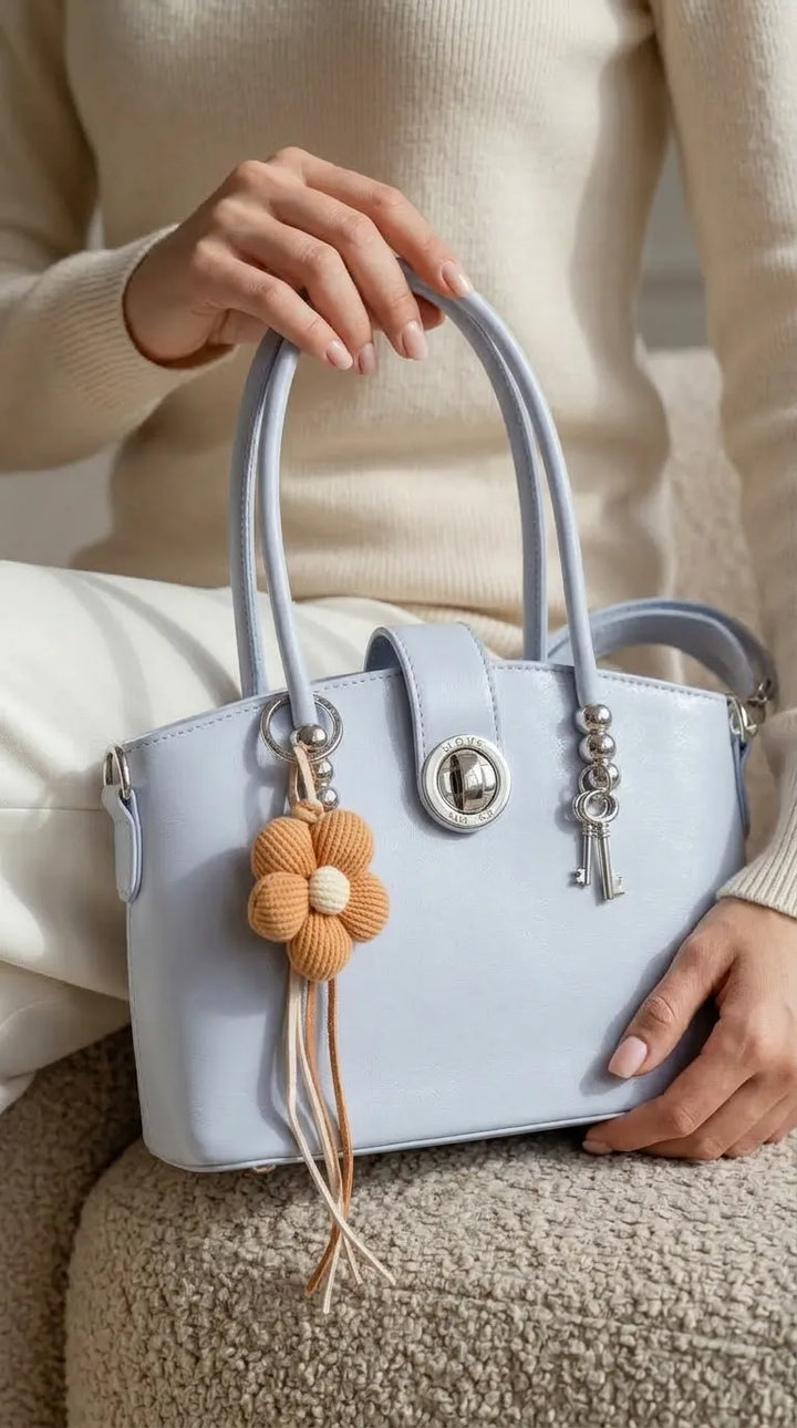 Blue Formal Hand Bag For Ladies P36764