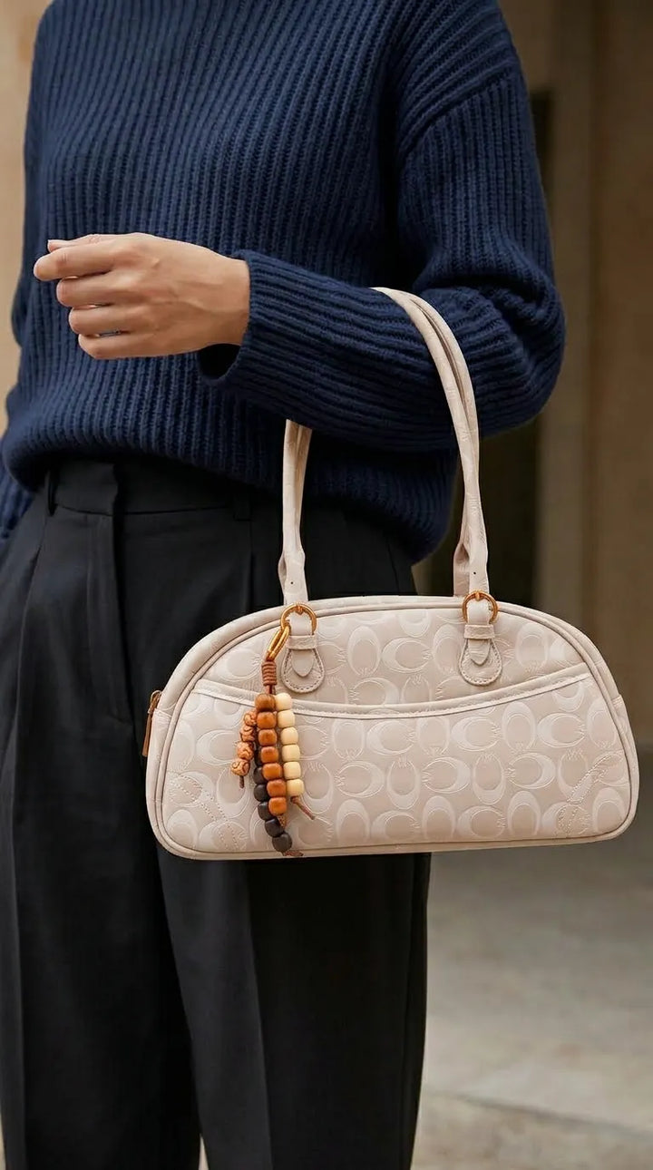 White Formal Hand Bag For Ladies P36765