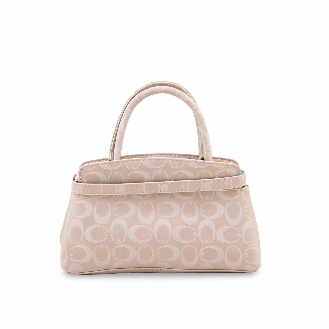 White Formal Hand Bag For Ladies P36766