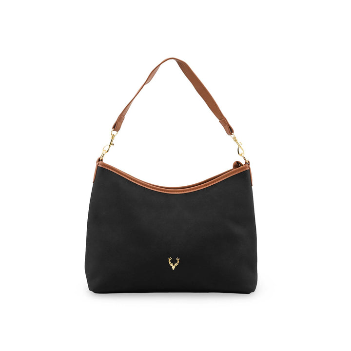 Black Formal Shoulder Bag For Women P36778