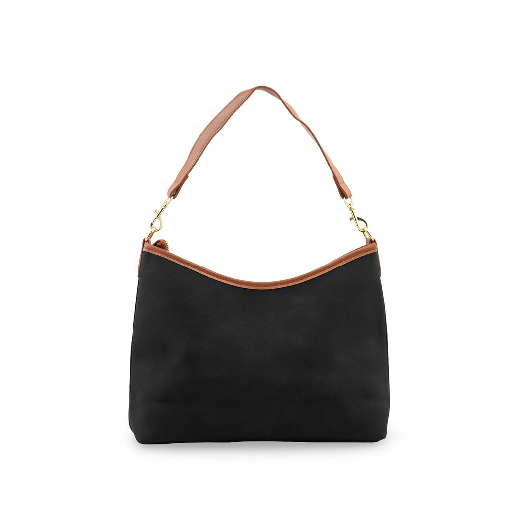 Black Formal Shoulder Bag For Women P36778