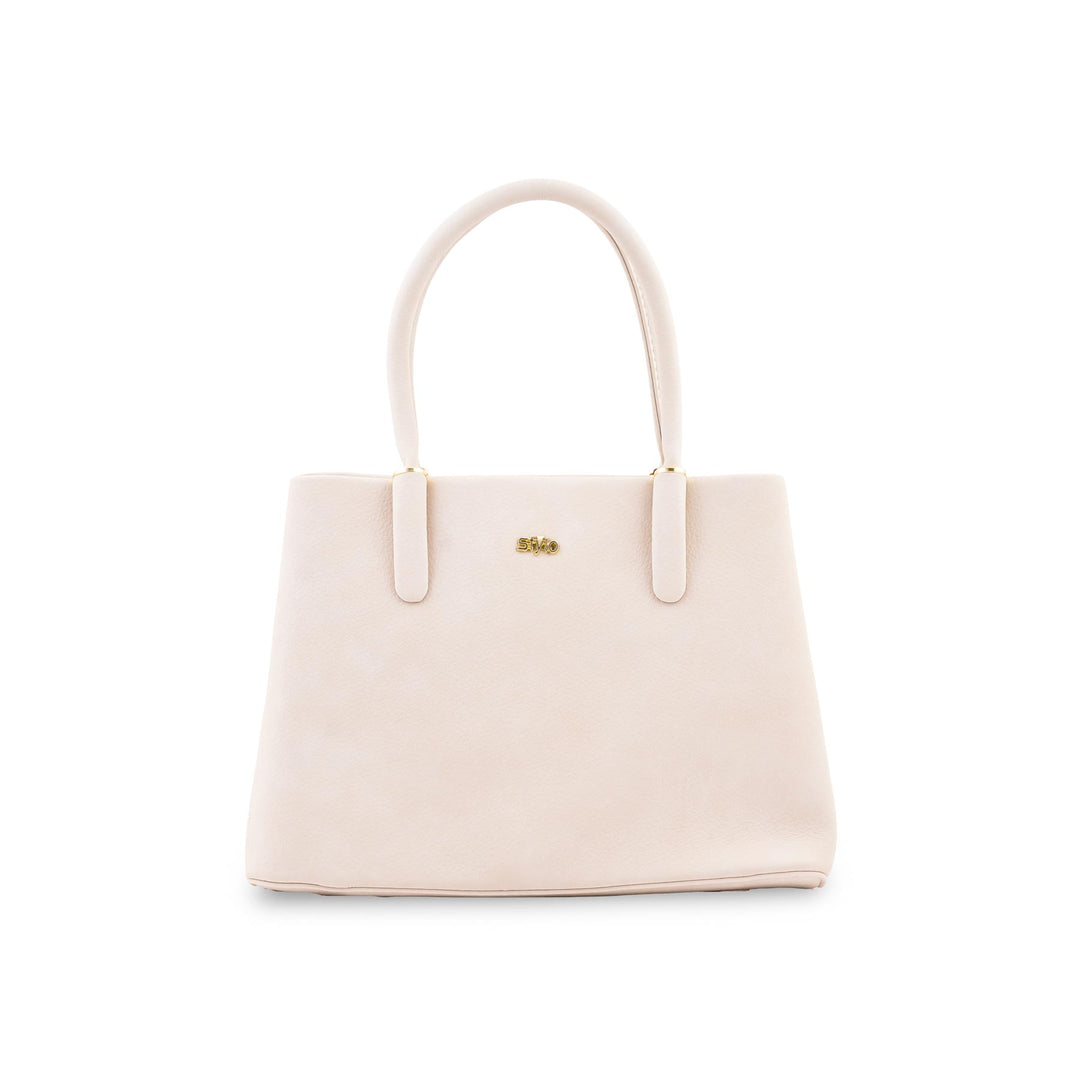 Beige Formal Shoulder Bag For Ladies P36779