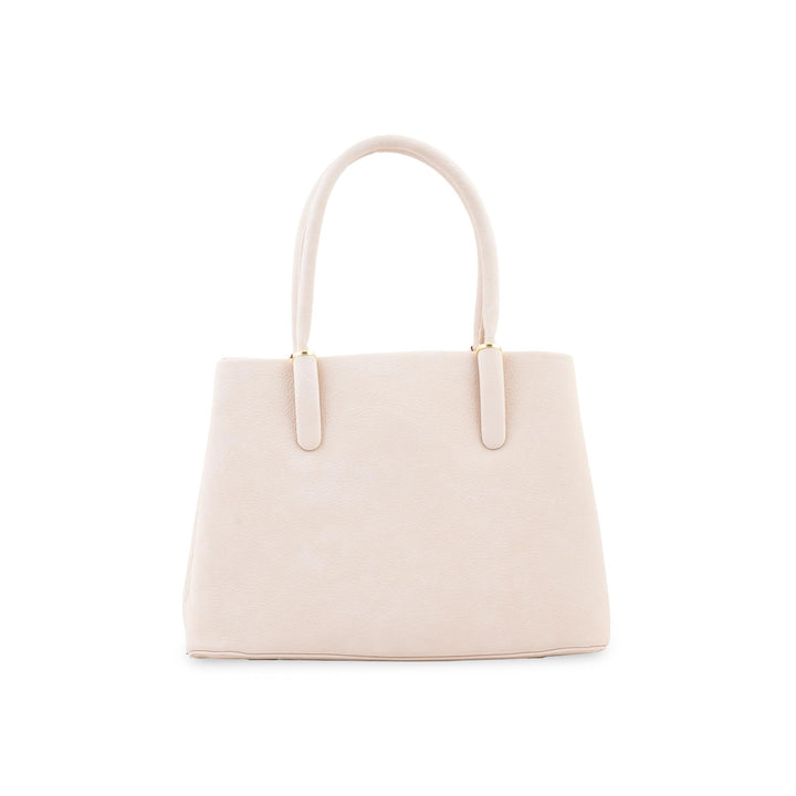 Beige Formal Shoulder Bag For Ladies P36779